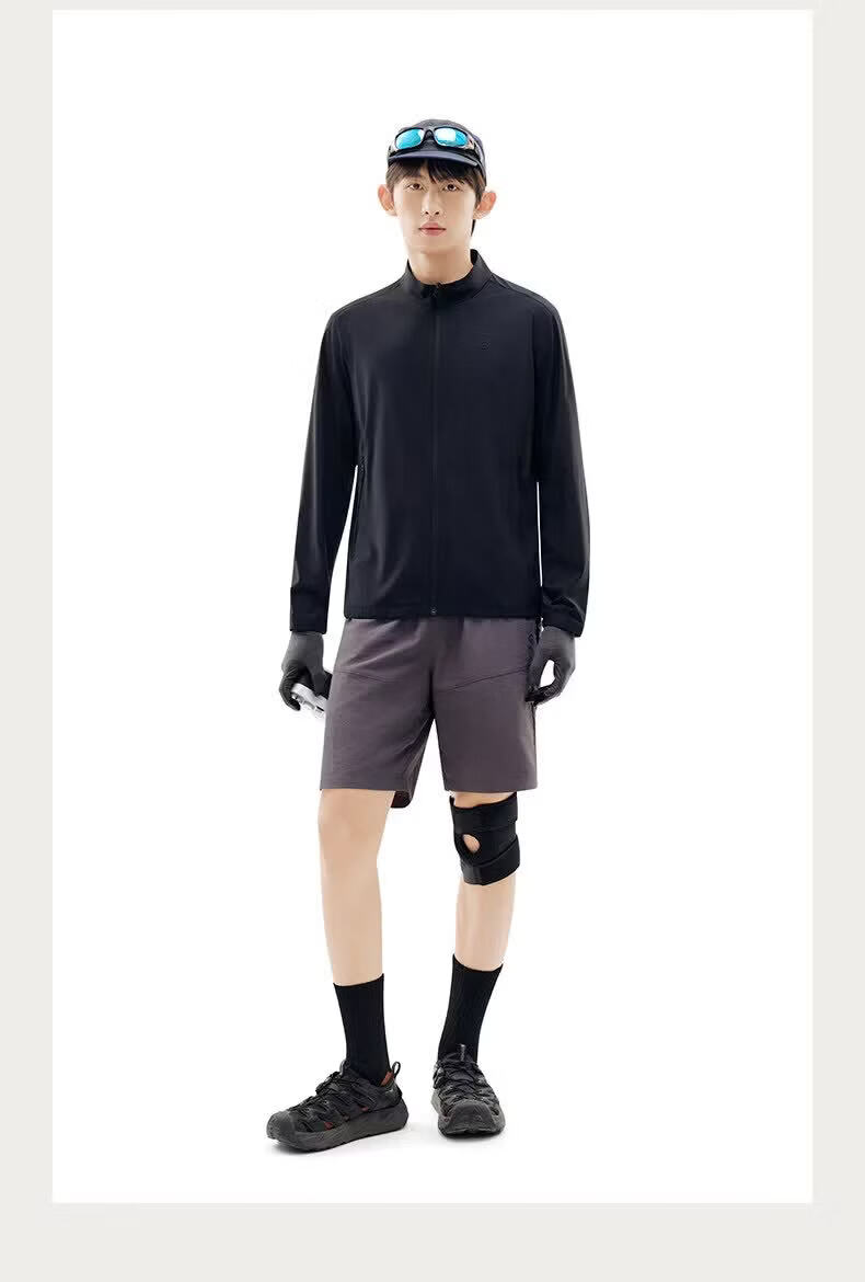 TECTOP Men's Summer Ice Skin Cooling Breathable Sports Cycling Sun Protection Jacket 24